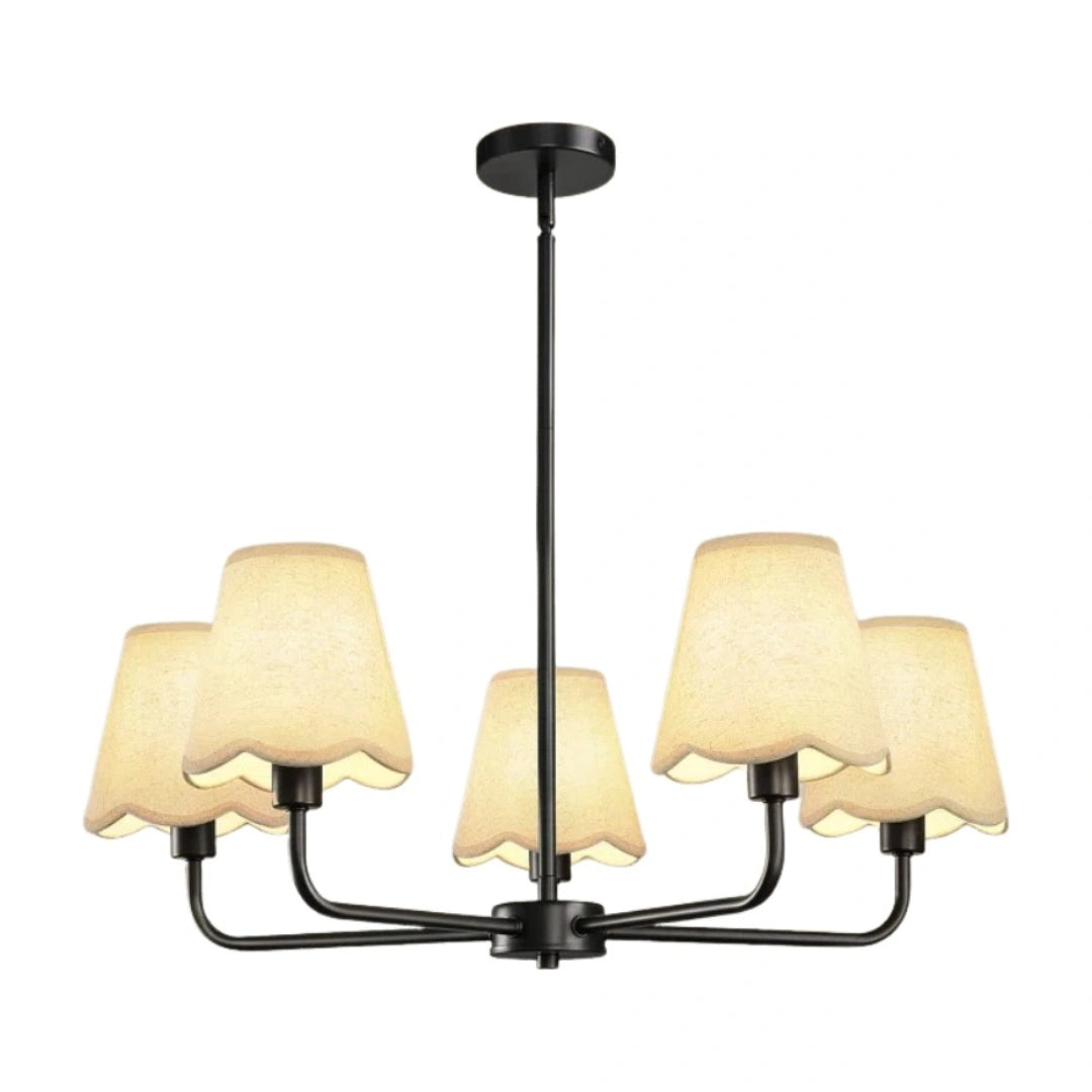 Lustre moderne à abat-jour en tissu à plusieurs bras Mira sur.webp__PID:63490e5e-3c70-4ede-b1ca-b9992d1c4d40