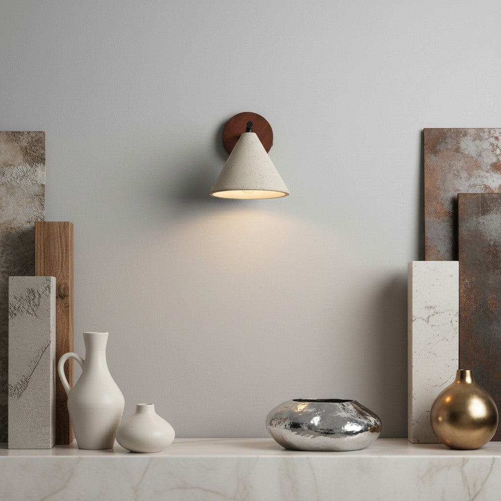 Aplique de pared cónico de travertino minimalista Lachlan6.webp__PID:8846e8b1-bac2-45bd-903b-2fe44beee4f5