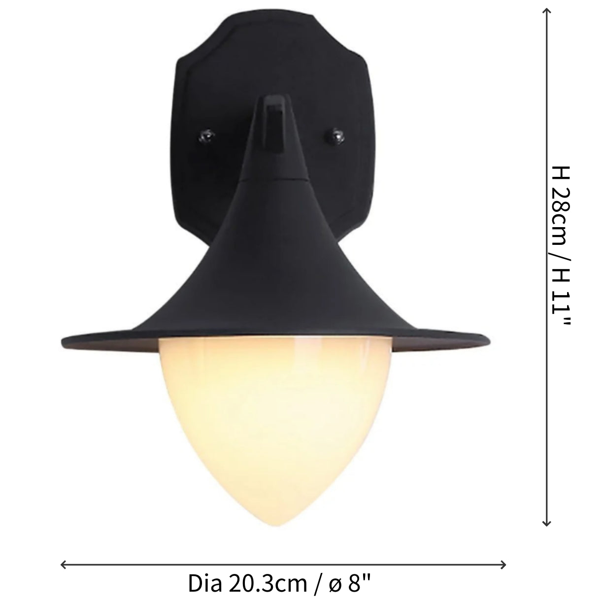 Lampada da parete Jelena retrò minimalista in metallo size.webp__PID:8a8df5e6-8ea9-4357-8d96-c403c431ea31