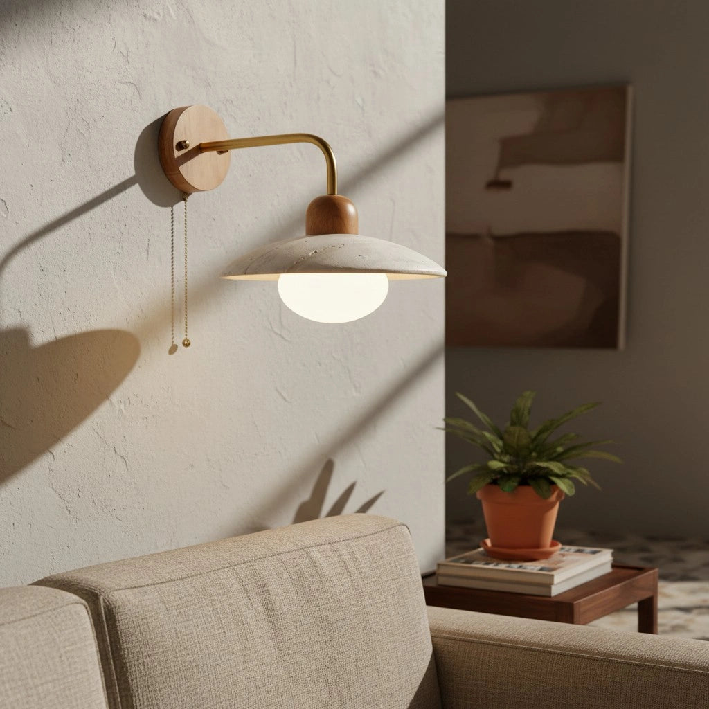 Jocelyn moderne schijf travertijn grotwandlamp14.webp__PID:ff8af39e-3d92-4111-ad51-0ce9733af7ee