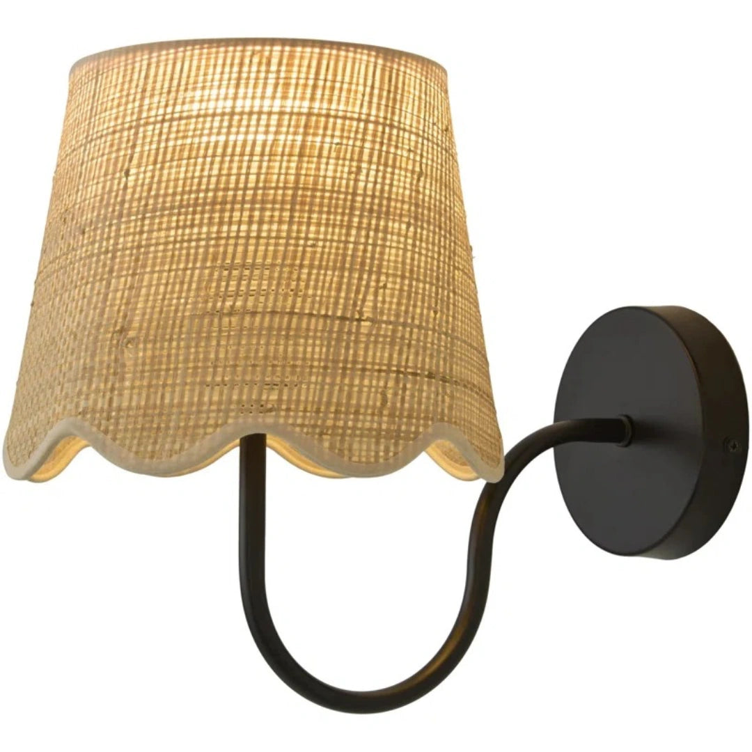 Applique murale tambour en rotin Tracie Farmhouse noir sur.webp__PID:0690bc52-4604-4137-93f8-8c10ce51ecf6