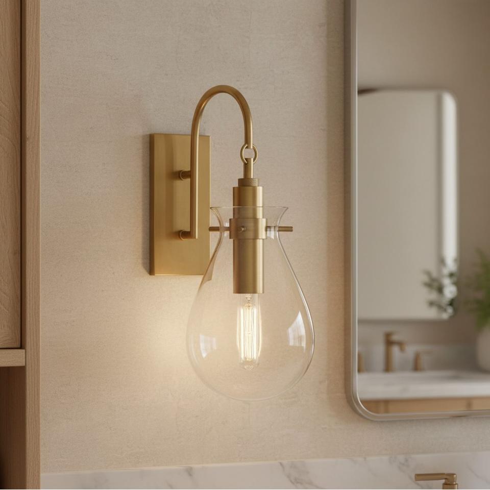 Nerites Industrial Teardrop Shade Clear Glass Wall Sconce (9).jpg__PID:d17c0baf-190f-4441-906e-9c4f984503e8