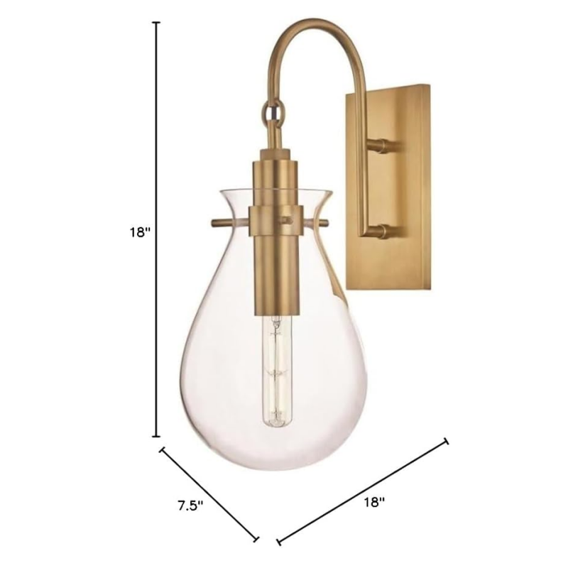 Nerites Industrial Teardrop Shade Clear Glass Wall Sconce (1).png__PID:0f9441d0-6e9c-4f98-8503-e8147b9bdb45