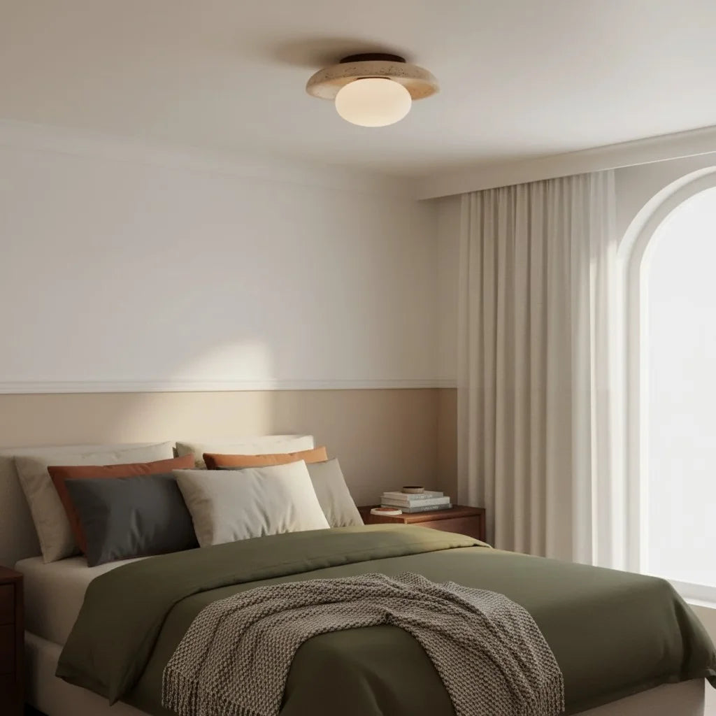 Alaey moderne travertin glazen ronde koepelplafondlamp20.webp__PID:3ab376f0-b914-4a10-900c-661c69a52f13