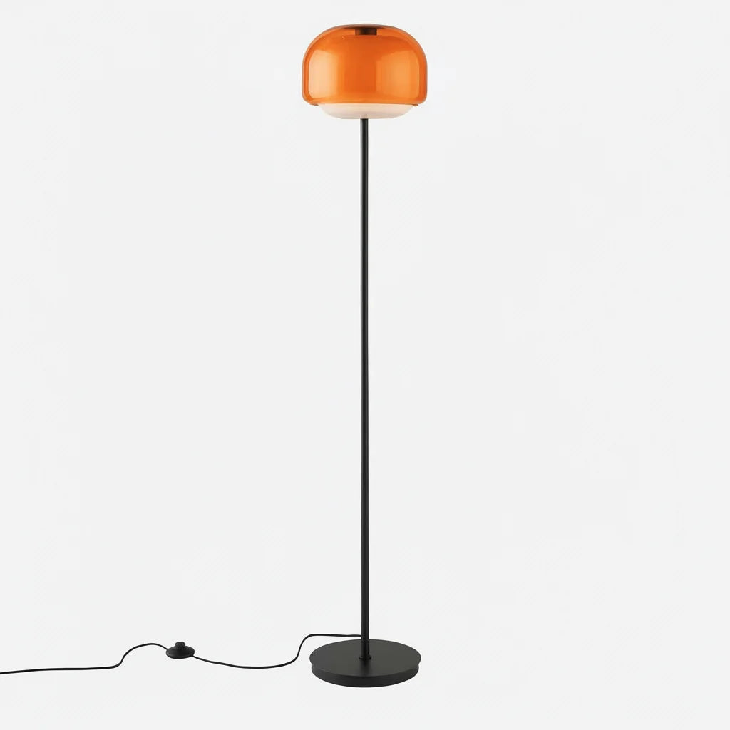 Moderne Stehlampe aus farbigem Glas mit rundem Schirm von Sanae (4).webp__PID:32c7dd81-c1be-450f-89a5-0aef4dc97cb2