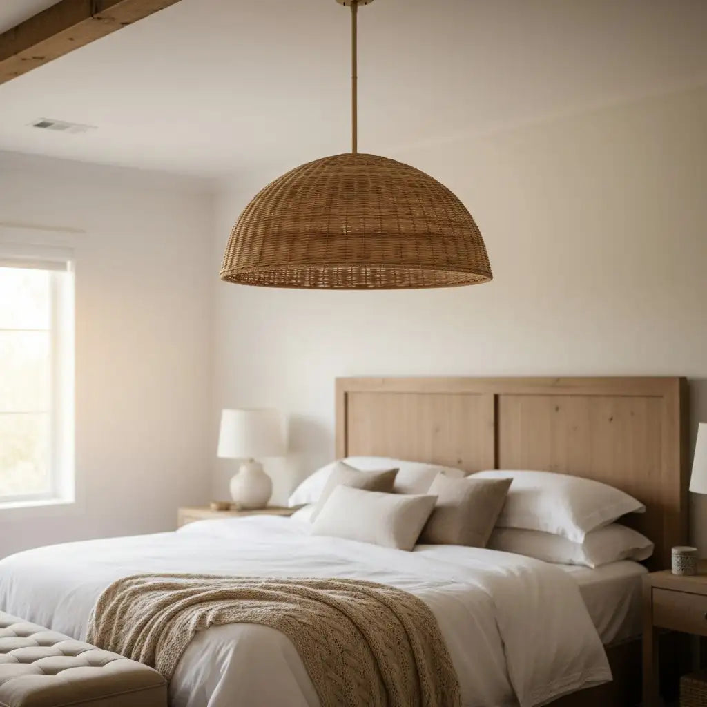 Lampe suspendue à dôme en rotin rustique naturel Liana8.webp__PID:f94262f7-8ef7-4b80-bbce-e995b7eea5cc