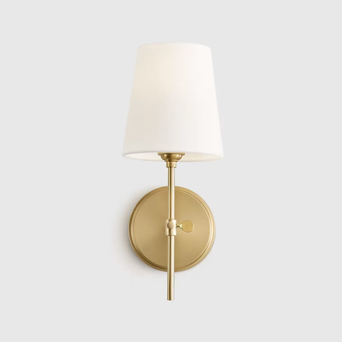 Applique da parete a 1 luce in tessuto minimalista ambrato in ottoneku1.webp__PID:73b1419d-b4c5-4a8d-b65a-fde851b3e4f3
