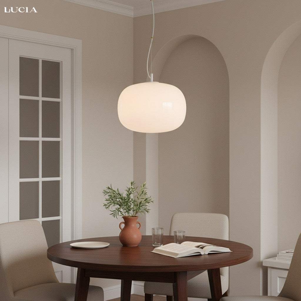 Lampada a sospensione minimalista in vetro lattimo rettangolare arrotondato Chronus (8).jpg__PID:0f38659b-7311-4a12-bda6-ef22e2d6a0ac