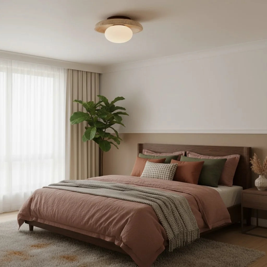 Alaey moderne travertijnglas ronde koepelplafondlamp16.webp__PID:3e219c86-3ab3-46f0-b914-6a10100c661c