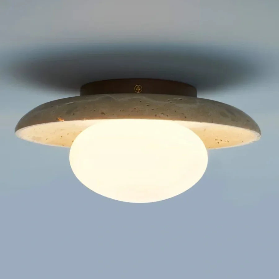 Alaey moderne travertin glazen ronde koepelplafondlamp on.webp__PID:deb3ae94-b483-4d16-b1ff-b34e18037c63