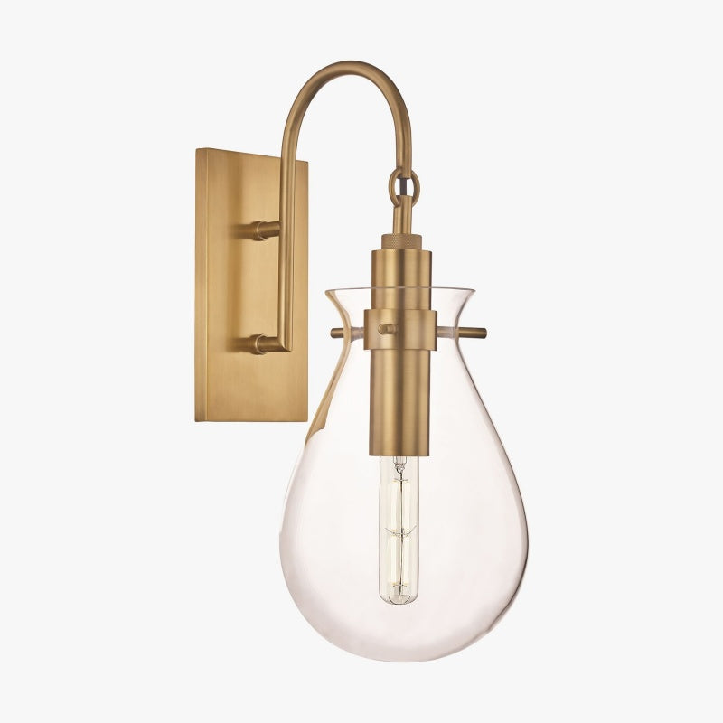 Nerites Industrial Teardrop Shade Clear Glass Wall Sconce (12).jpg__PID:0baf190f-9441-406e-9c4f-984503e8147b