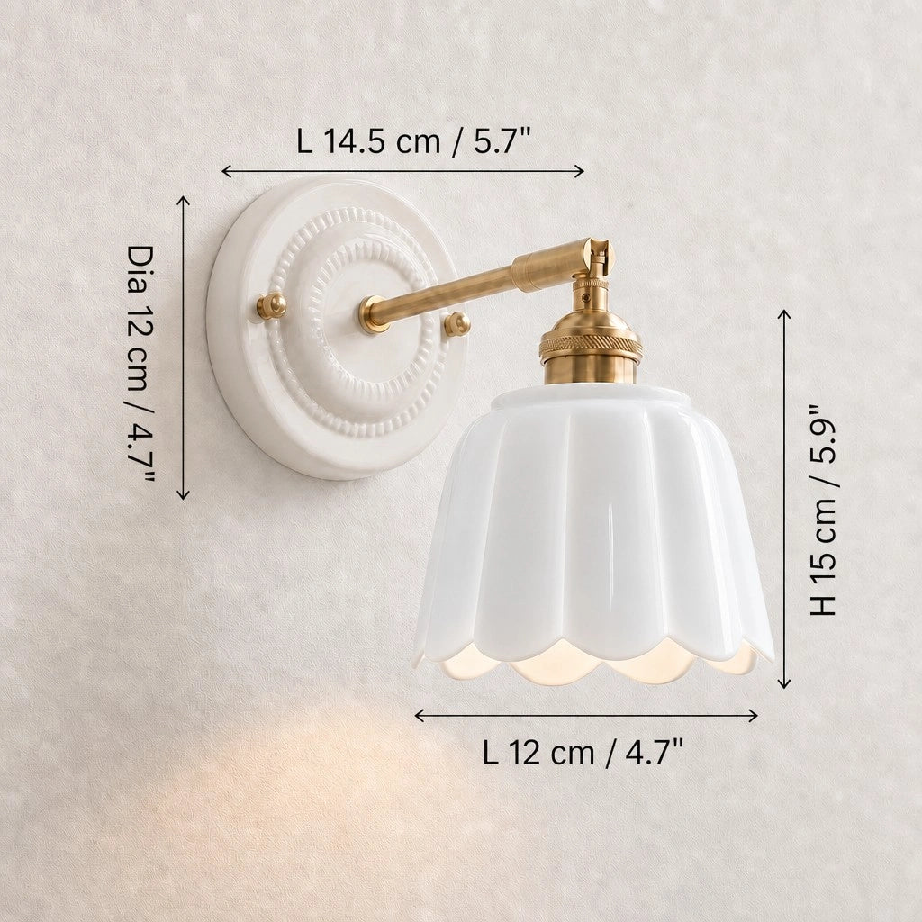 Petal wall light dimensions