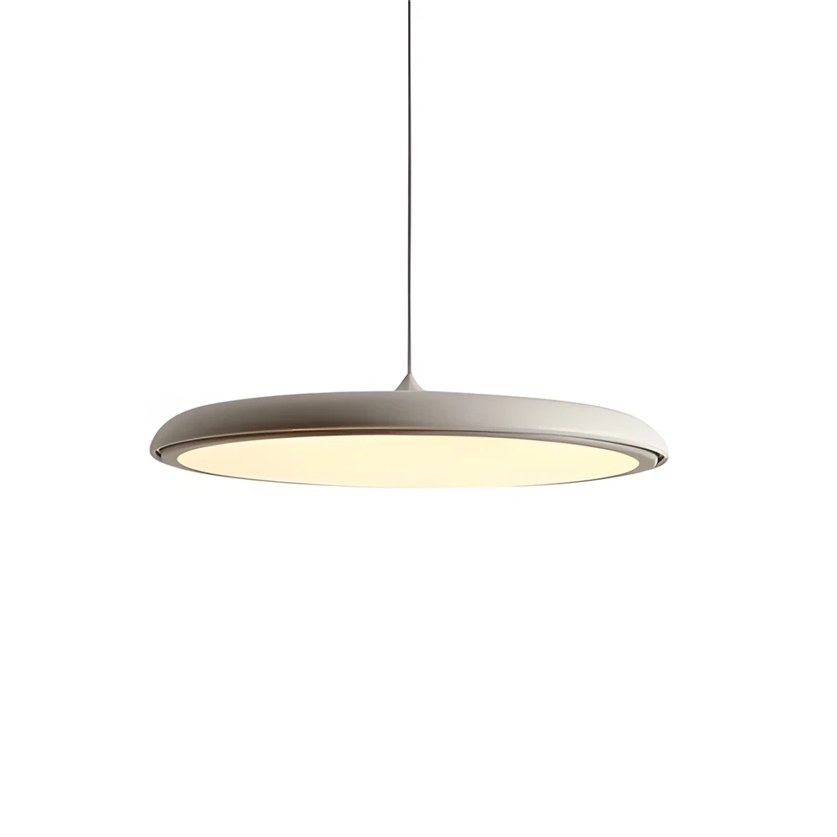White Lucian Scandinavian pendant light
