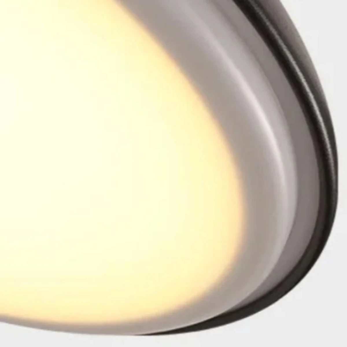 Lucian pendant illuminated with its integrated LED