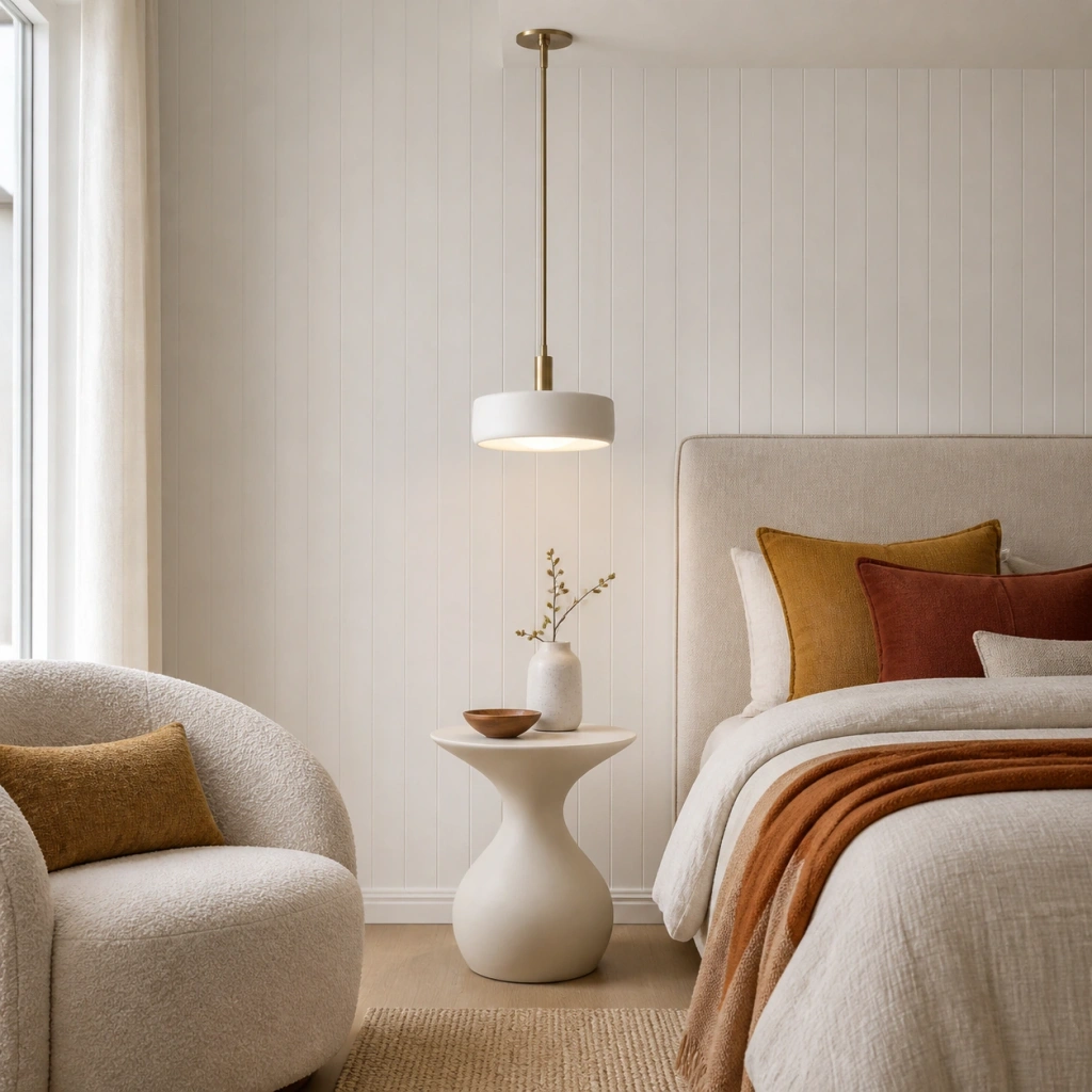 Nova Modern Matte White Porcelain Pendant Light