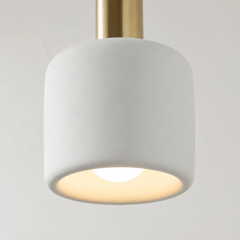 Nova Modern Matte White Porcelain Pendant Light