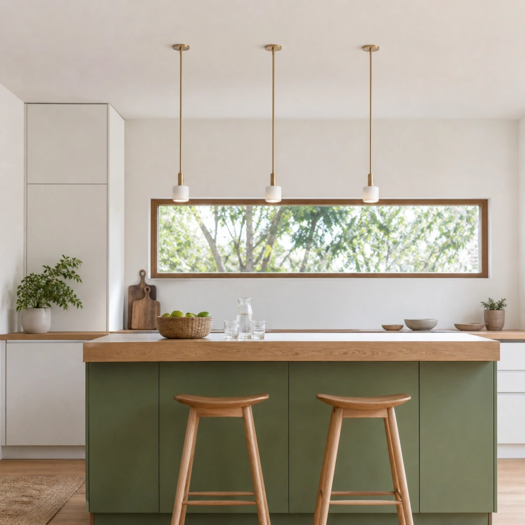 Nova Modern Matte White Porcelain Pendant Light