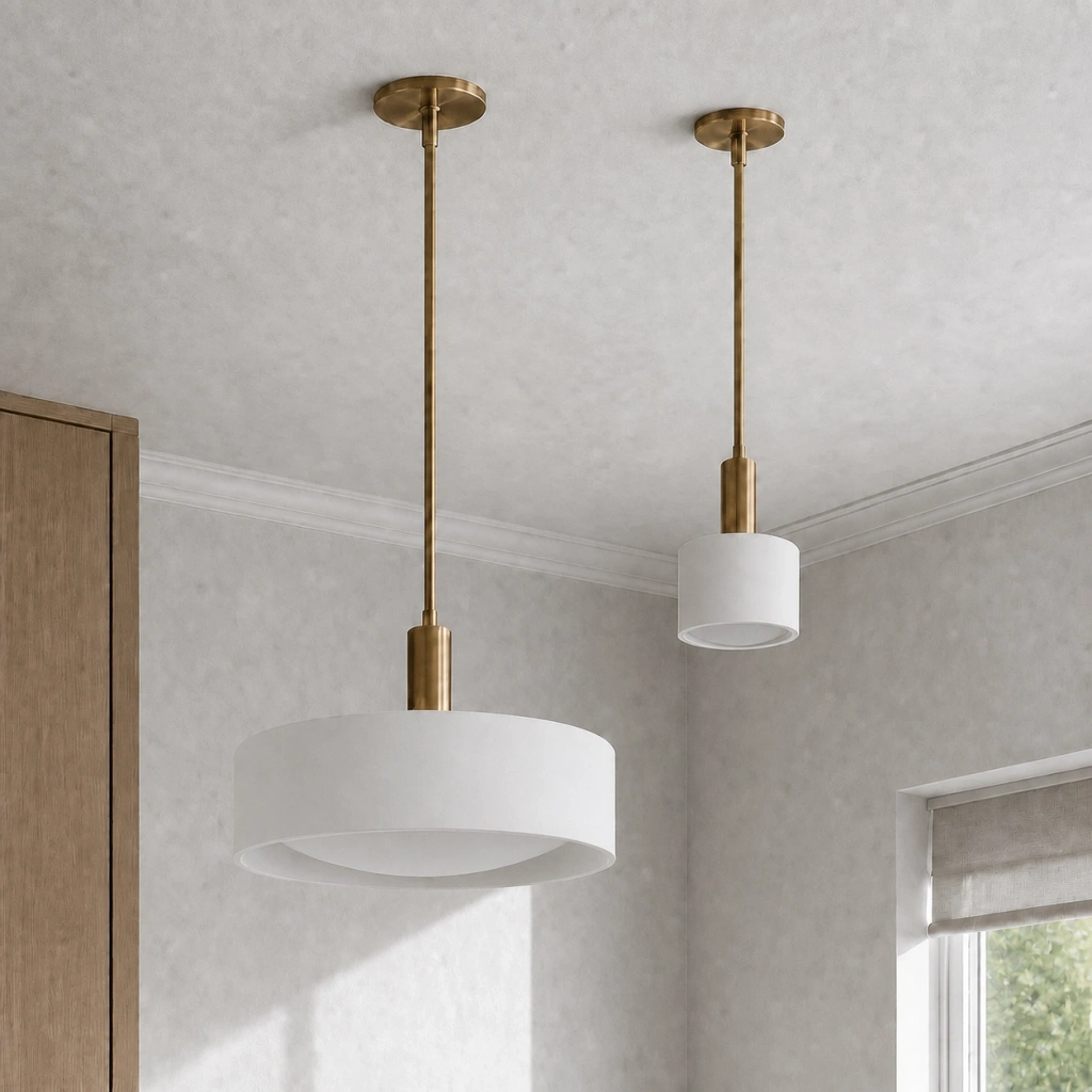 Nova Modern Matte White Porcelain Pendant Light