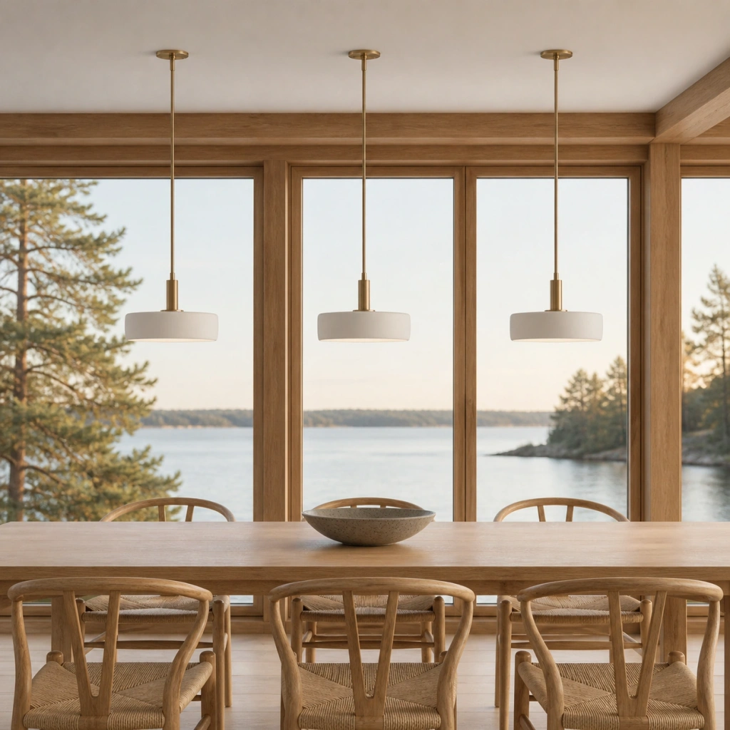 Nova Modern Matte White Porcelain Pendant Light