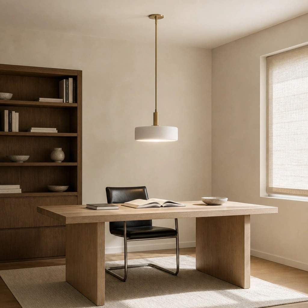 Nova Modern Matte White Porcelain Pendant Light