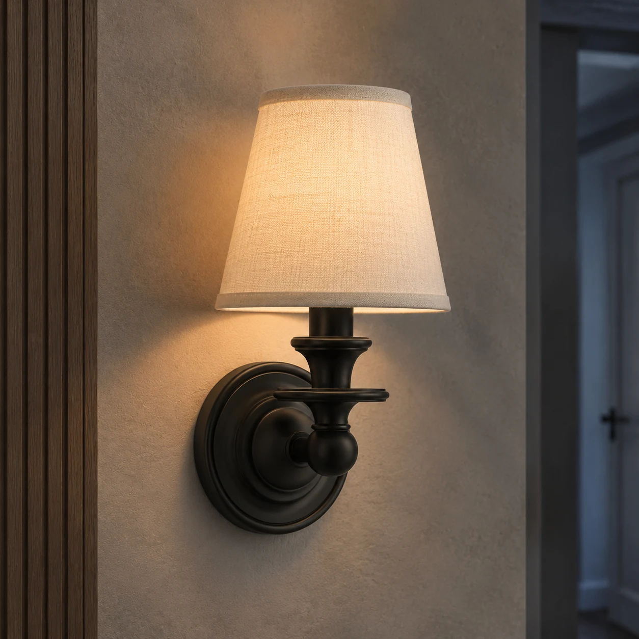 Black Dryadis wall sconce silhouette
