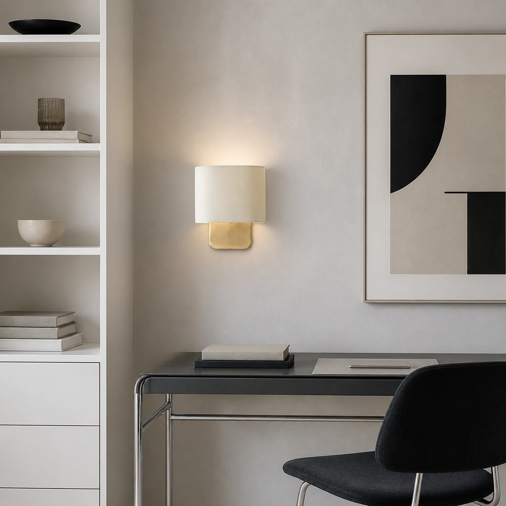 Jareth wall sconce in a modern study