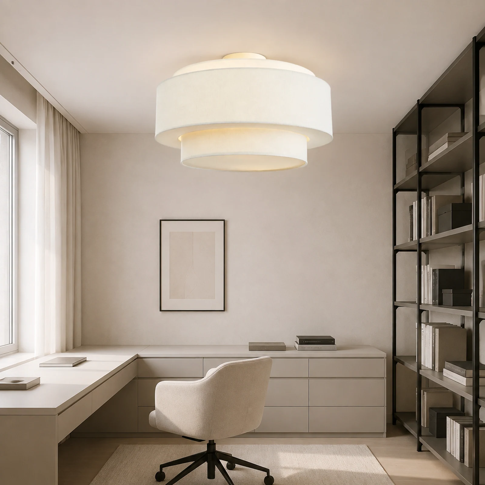 Oriana ceiling light in a modern Nordic home office