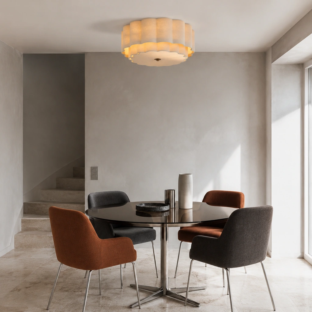 Nessa ceiling light above a modern dining table