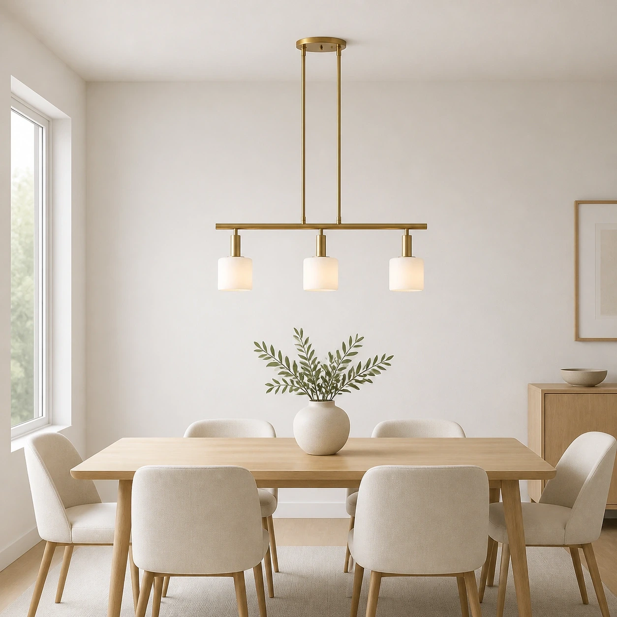 Far chandelier view