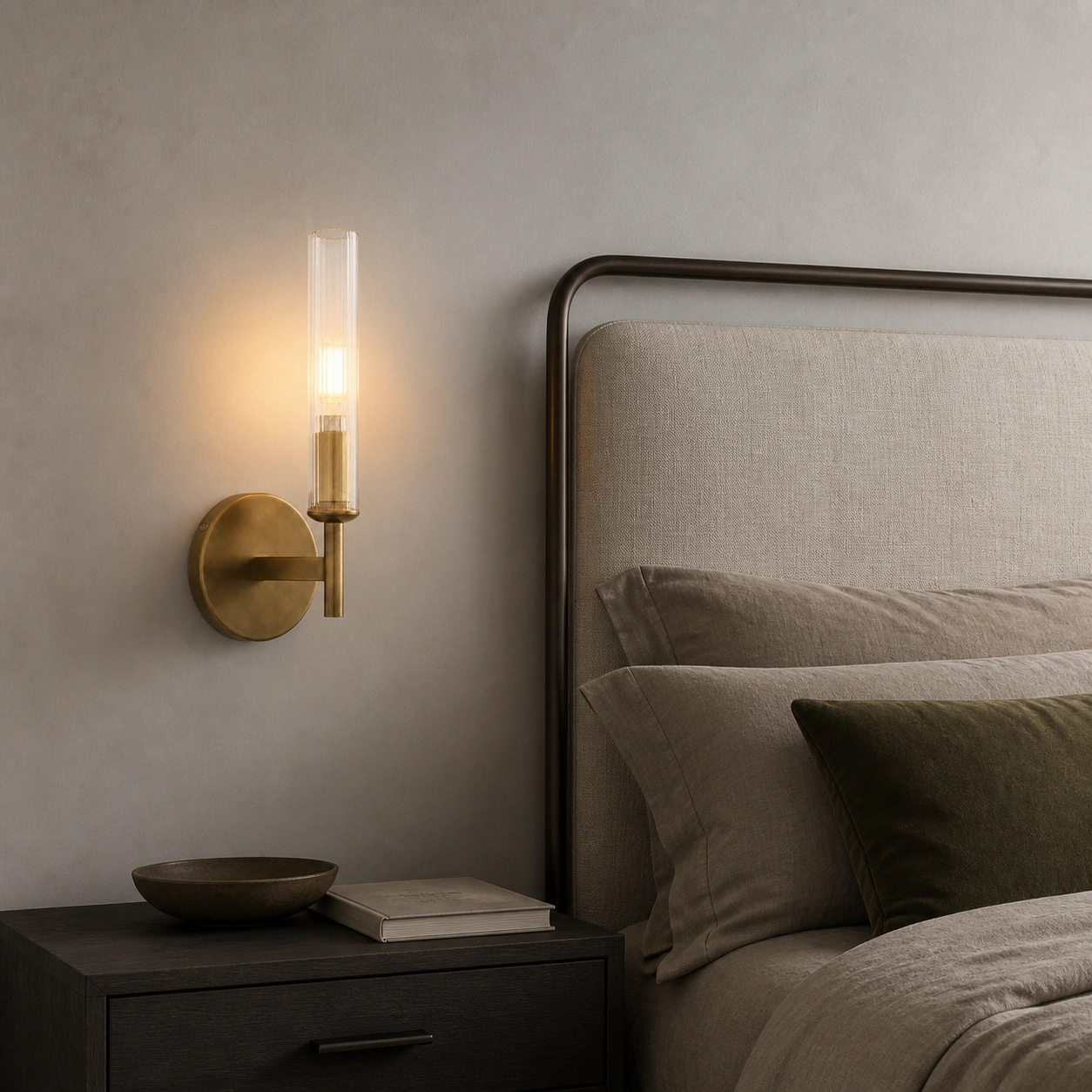 One-light bedroom scene