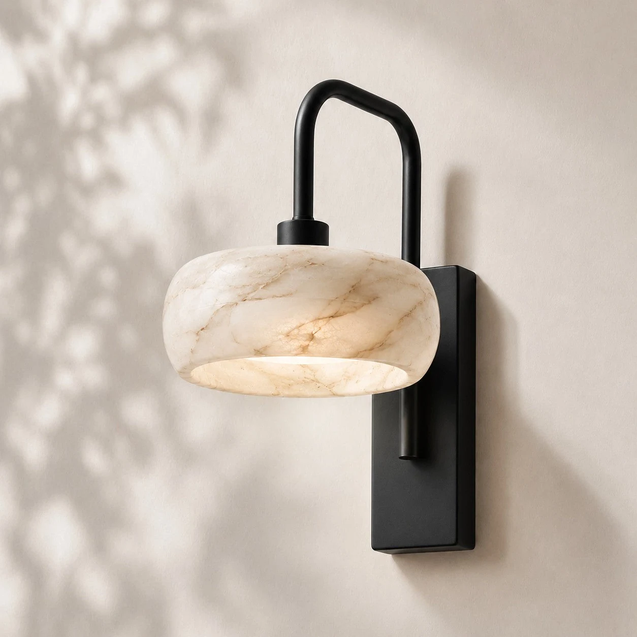 Alabaster / Metal · on