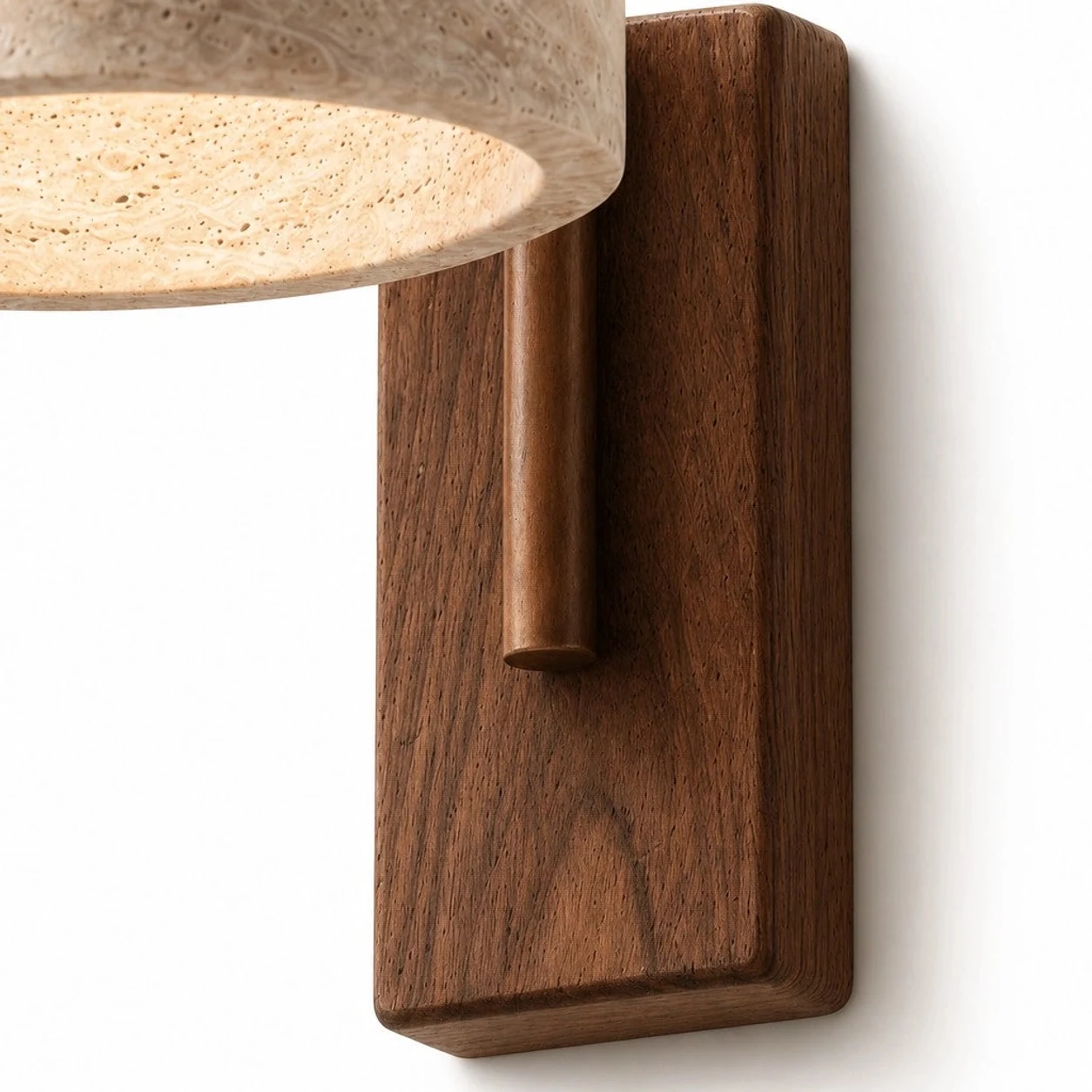 Wall plate and arm