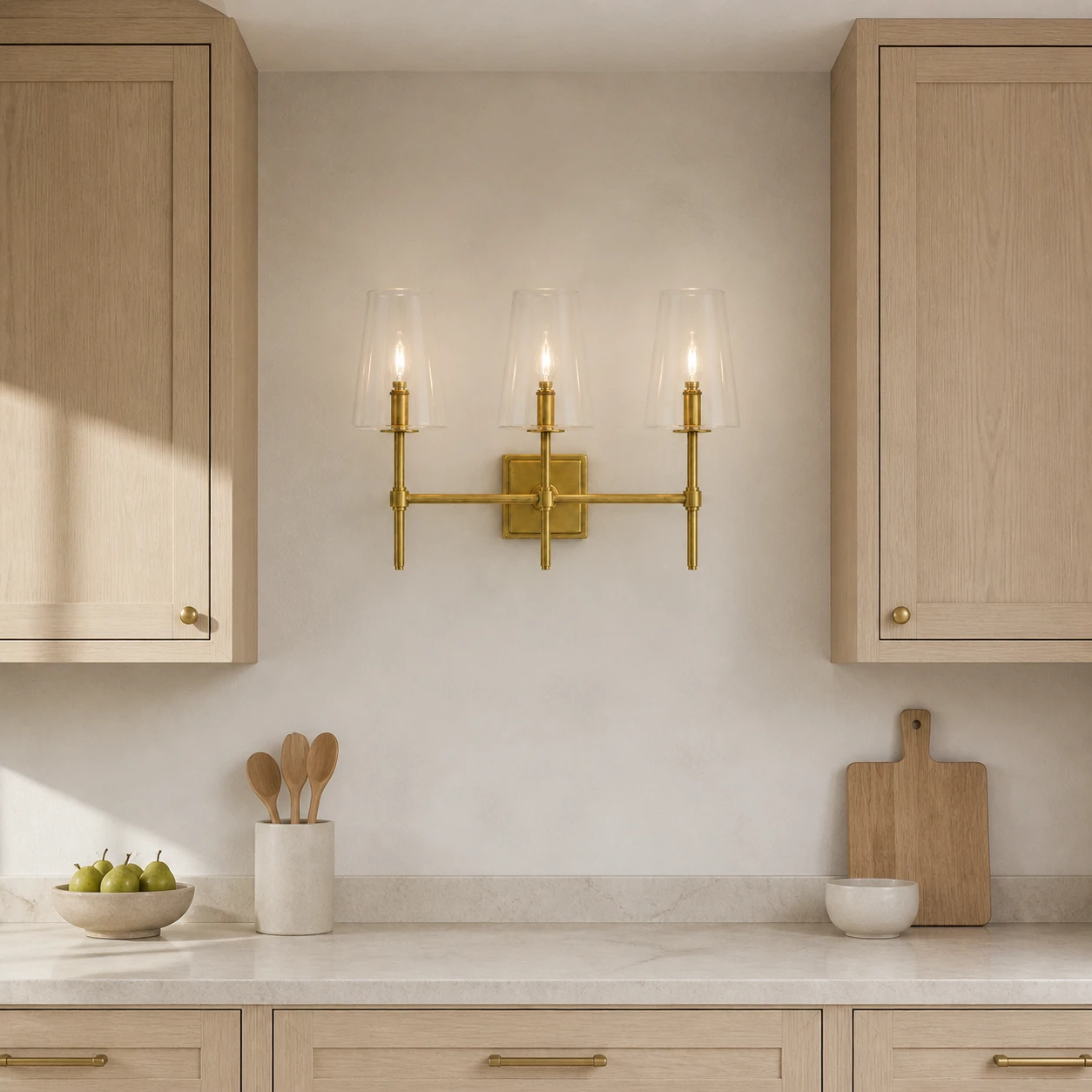 Yve Modern Glass Wall Sconce medium-close