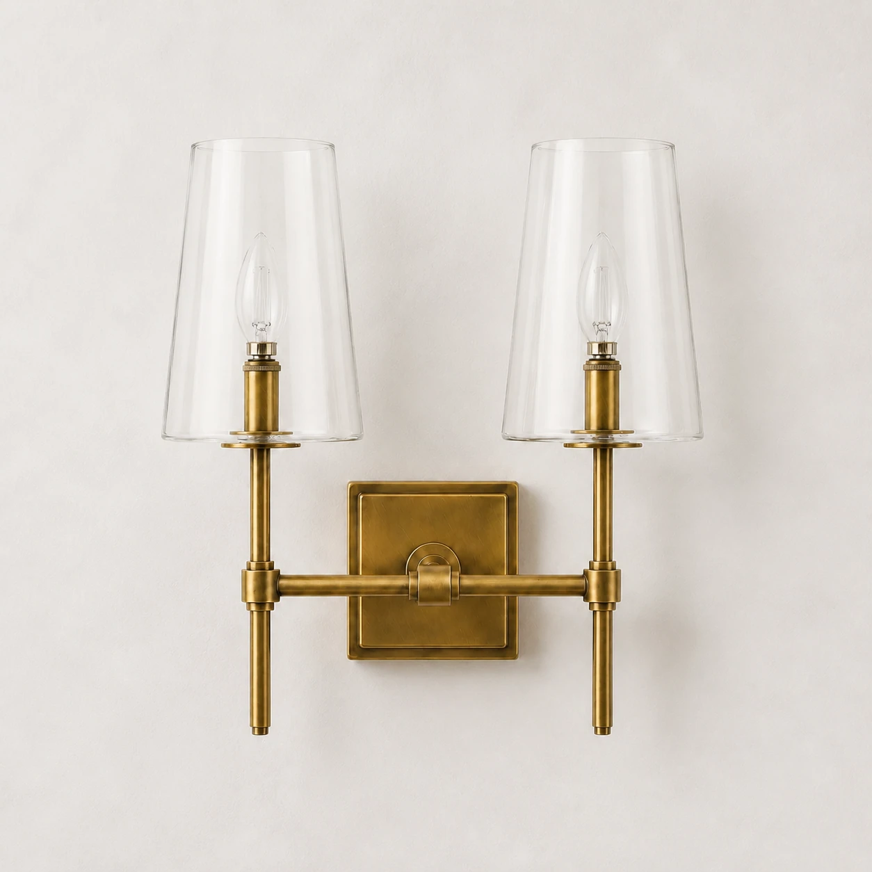 Yve Modern Glass Wall Sconce sku