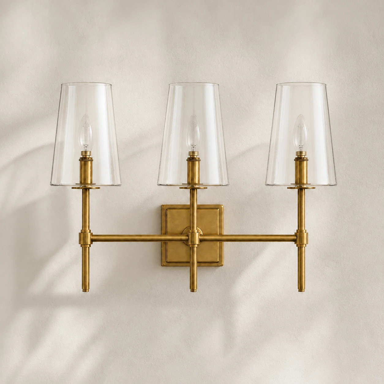 Yve Modern Glass Wall Sconce detail