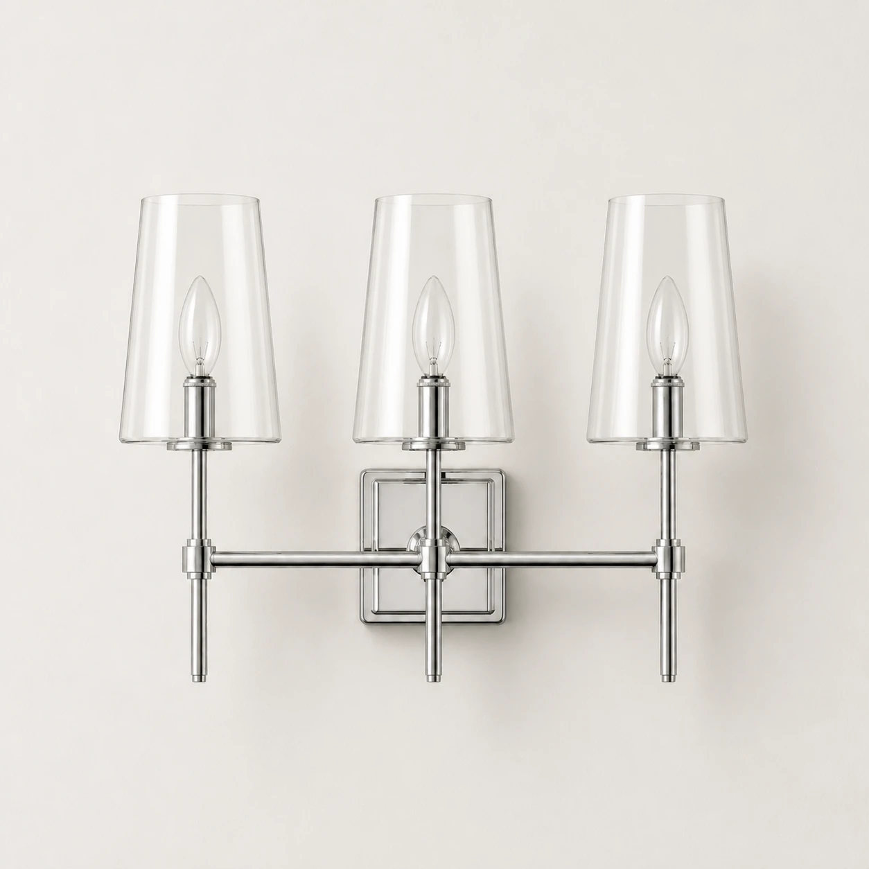 Yve Modern Glass Wall Sconce detail