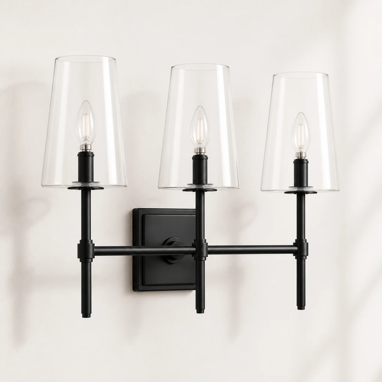 Yve Modern Glass Wall Sconce detail