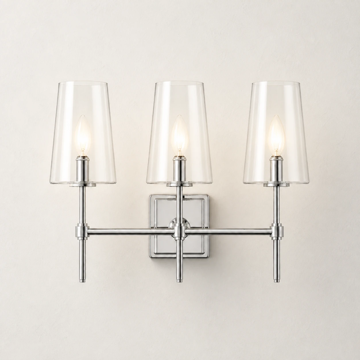 Yve Modern Glass Wall Sconce sku