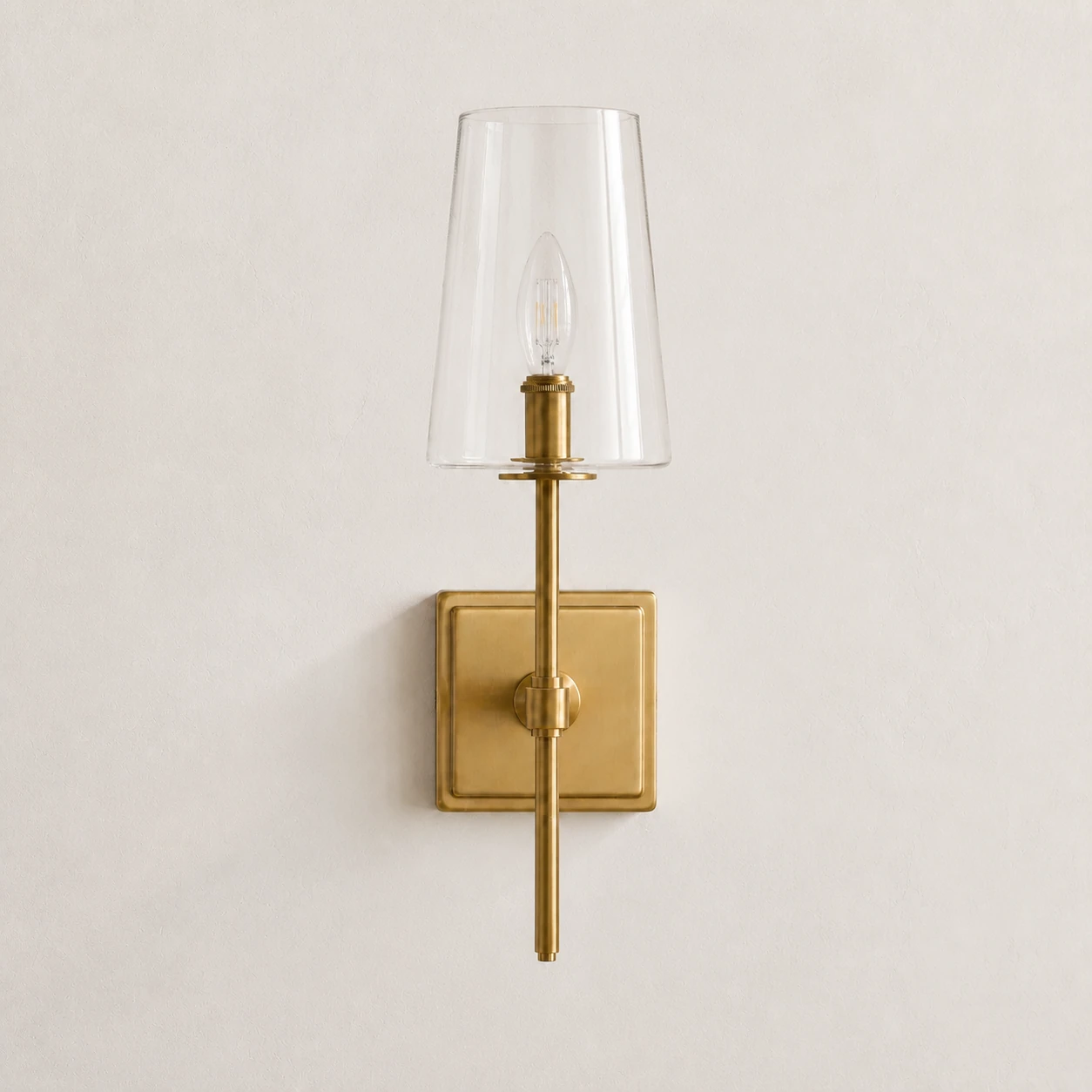 Yve Modern Glass Wall Sconce sku
