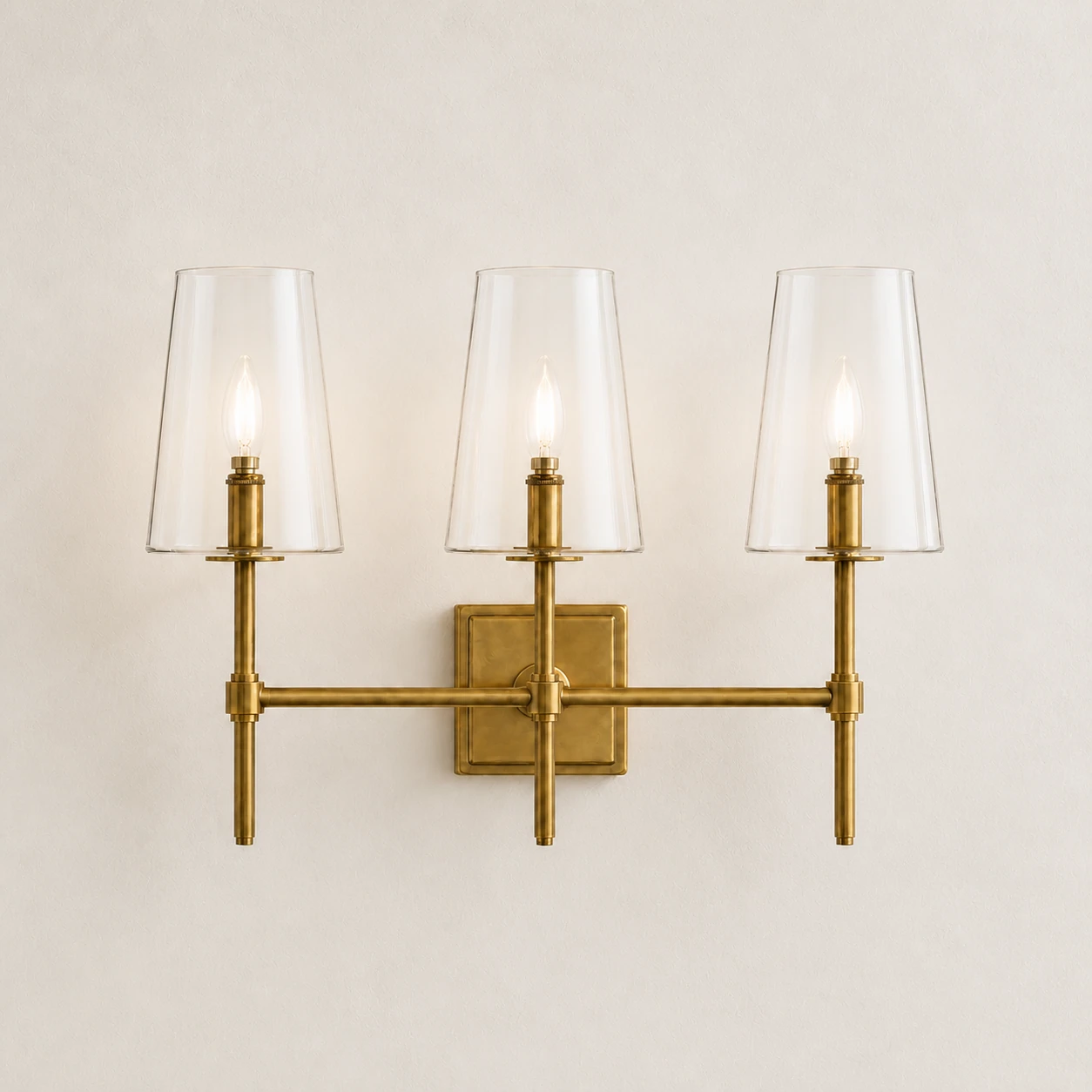 Yve Modern Glass Wall Sconce sku