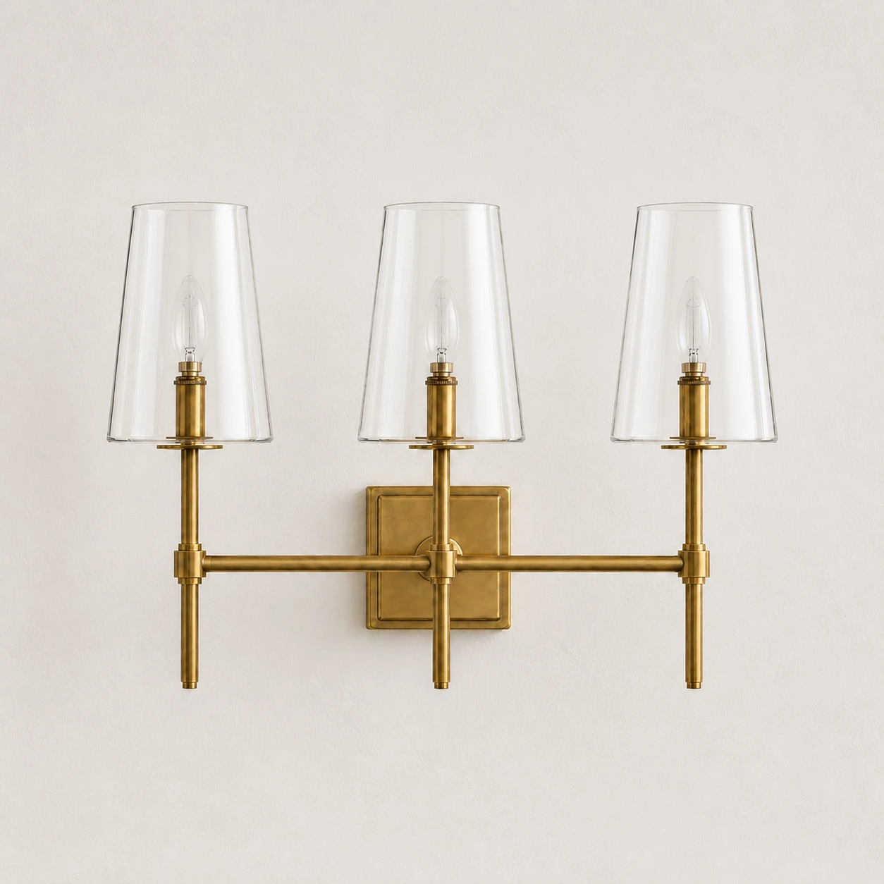 Yve Modern Glass Wall Sconce sku
