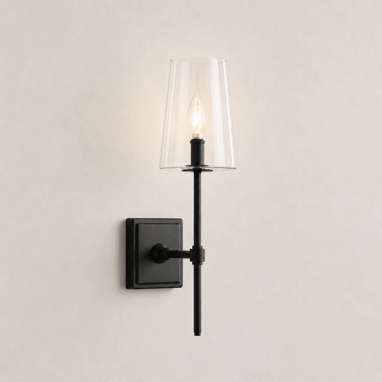 Yve Modern Glass Wall Sconce sku