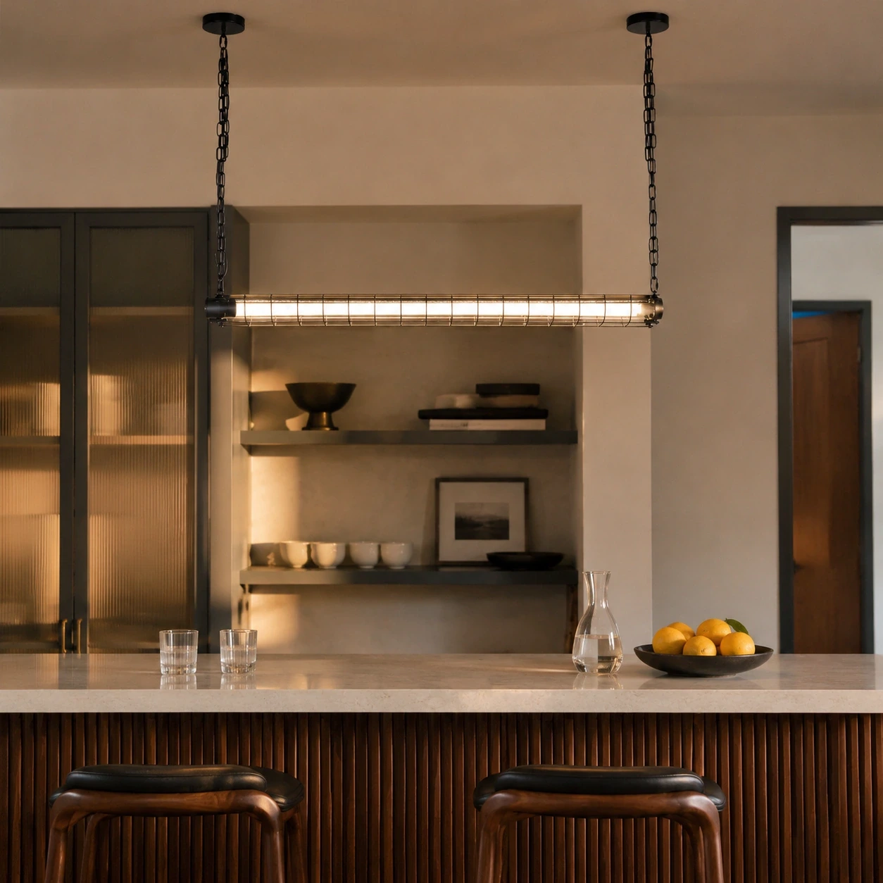 Artisan linear chandelier image 6