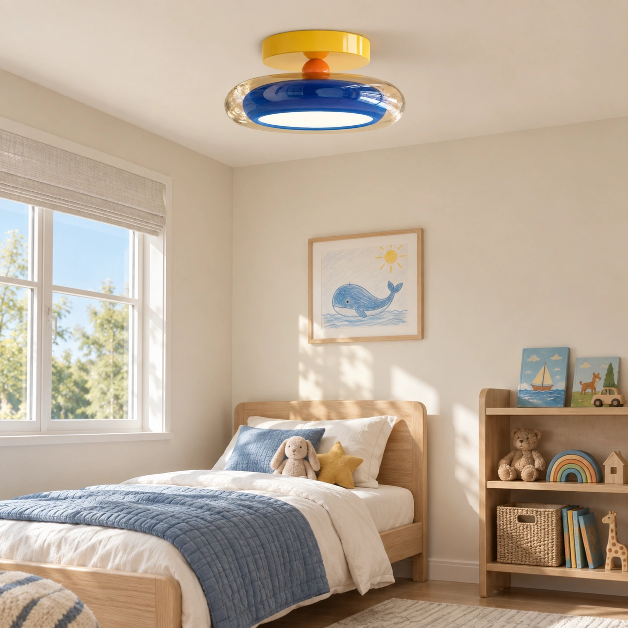 Pebble Glow en una colorida habitación infantil