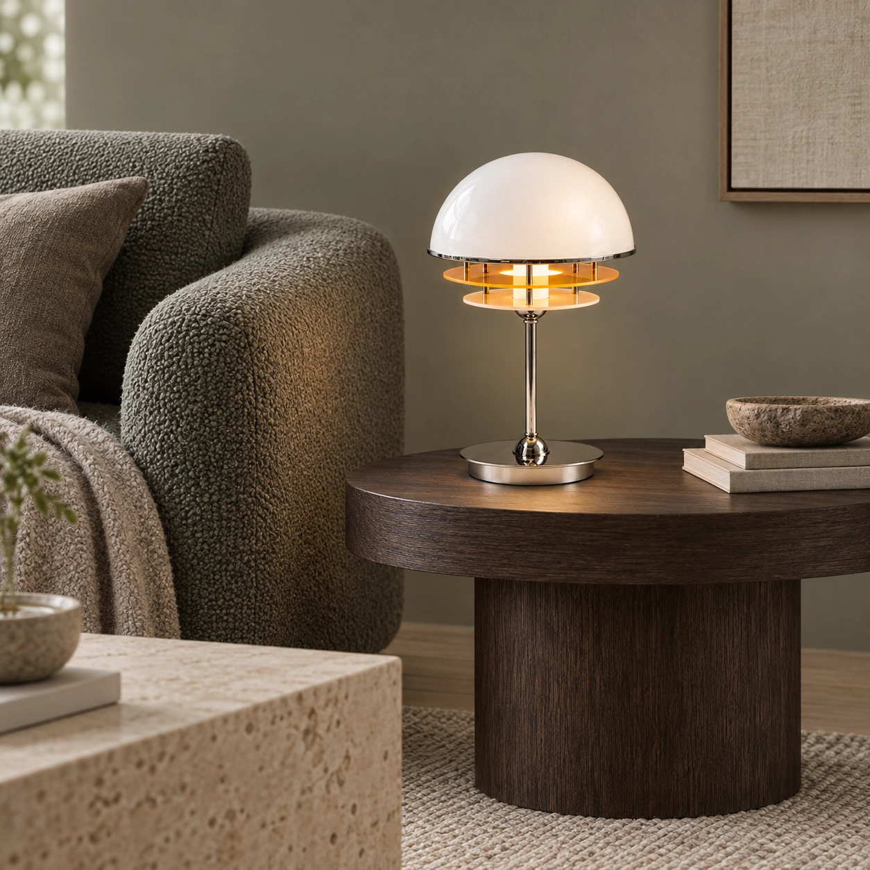 Hugo Bauhaus Layered Acrylic Table Lamp image 5
