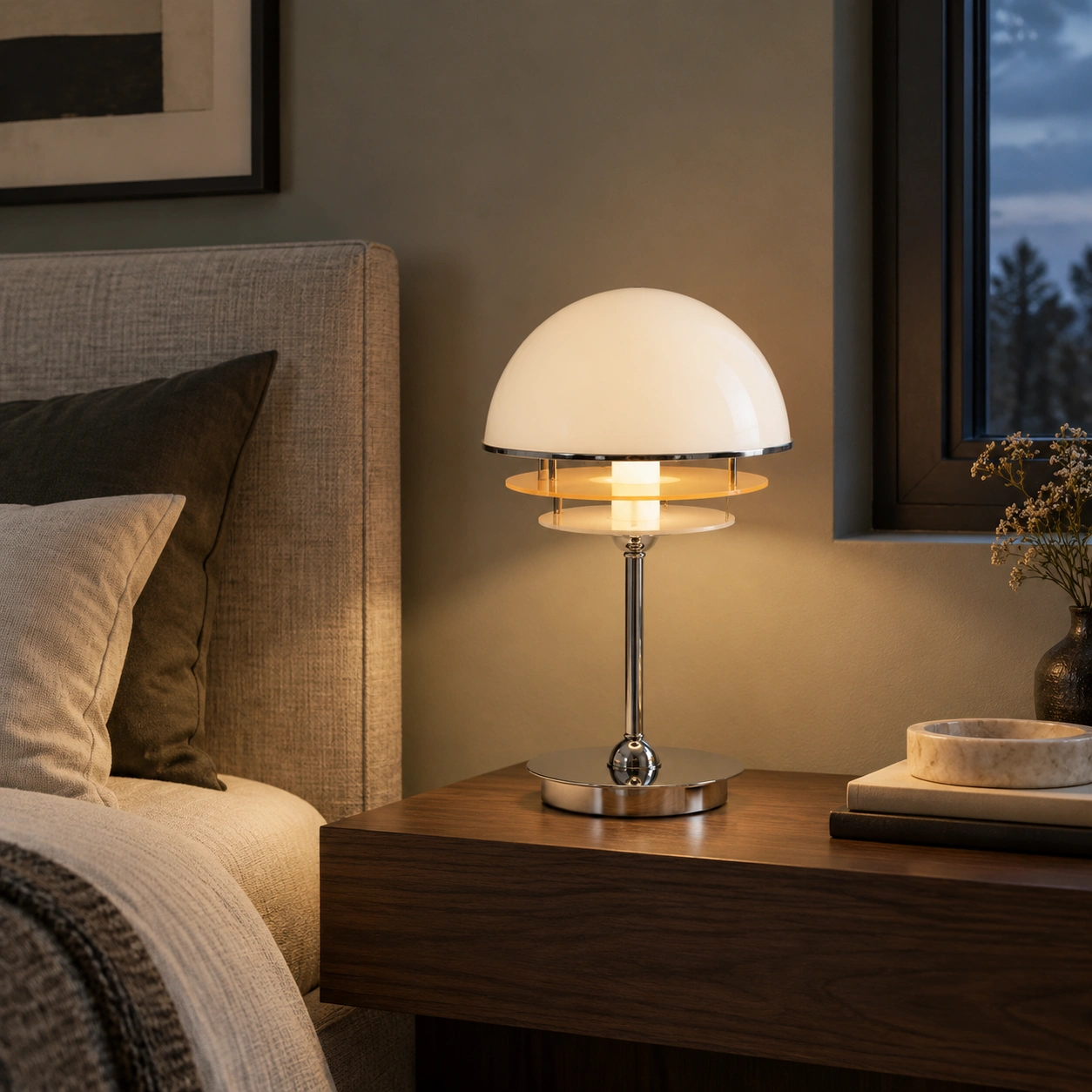 Hugo Bauhaus Layered Acrylic Table Lamp image 6