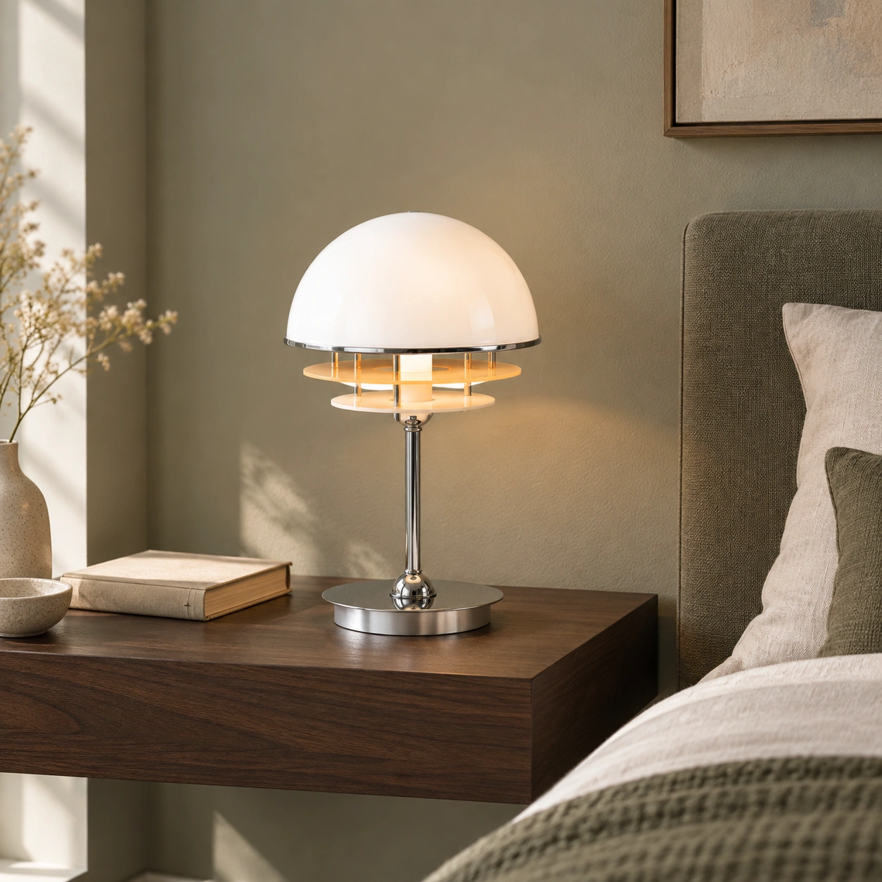 Hugo Bauhaus Layered Acrylic Table Lamp image 2