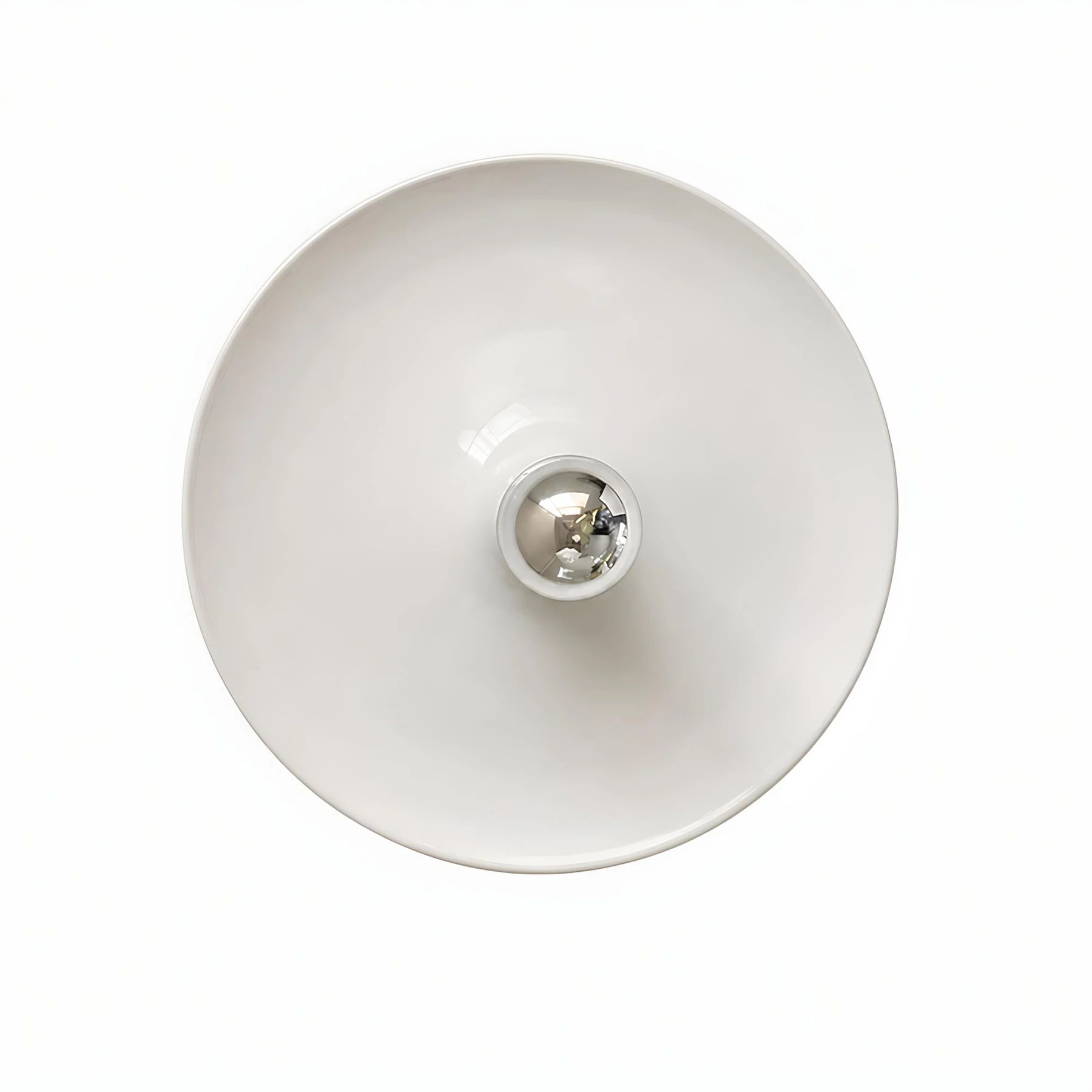Orson Bauhaus Disc Wall & Ceiling Light flat white