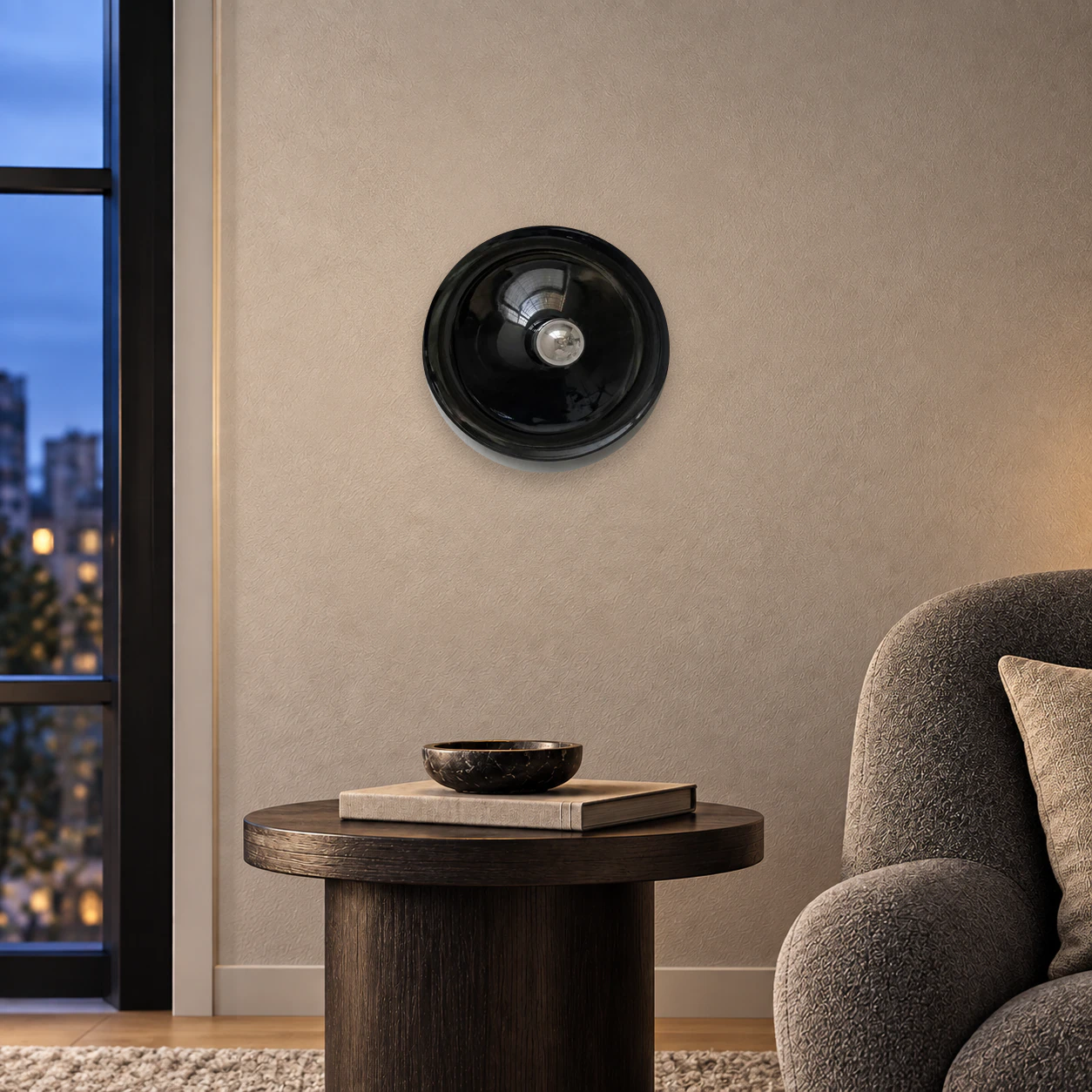 Orson Bauhaus Disc Wall & Ceiling Light lifestyle view 6