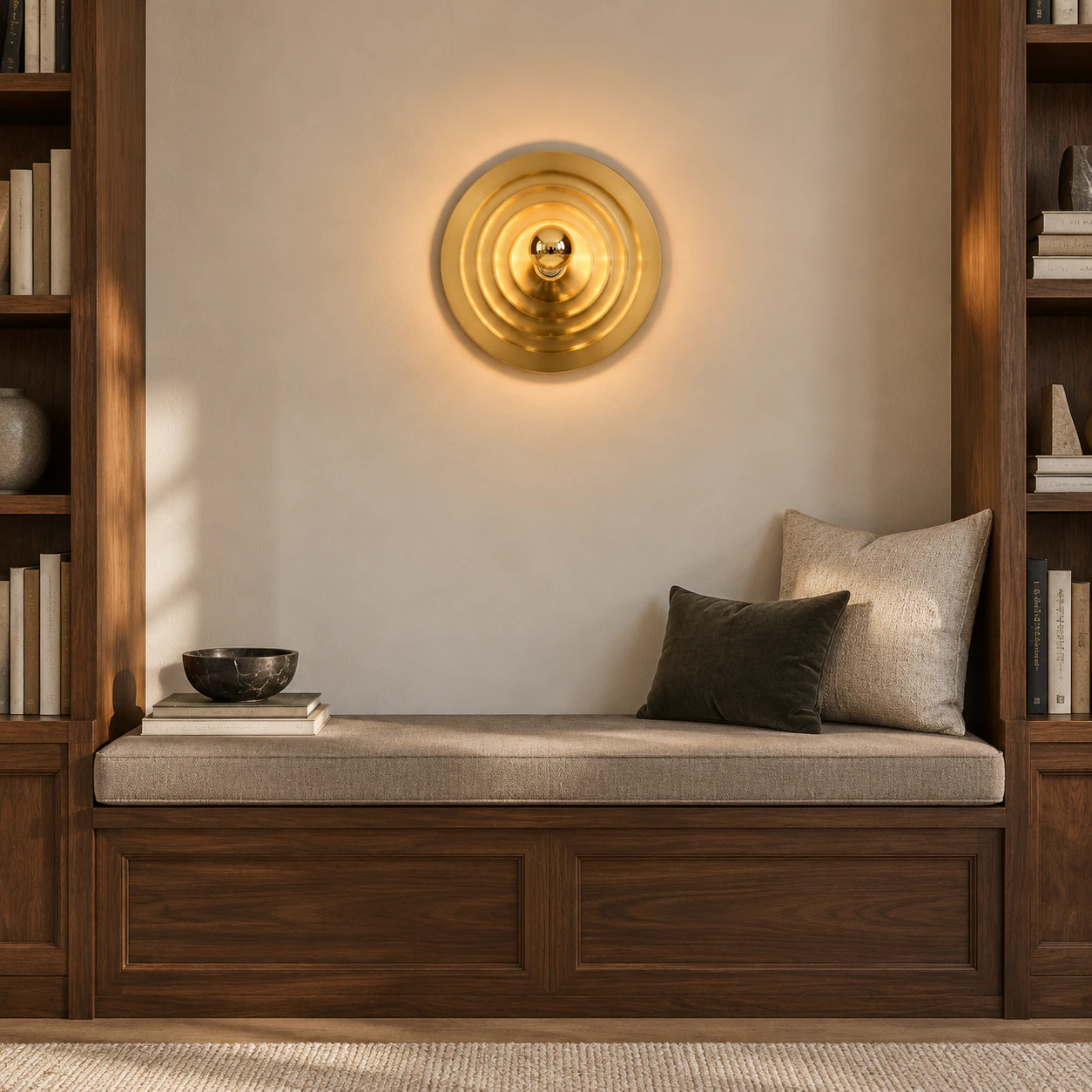 Orson Bauhaus Disc Wall & Ceiling Light lifestyle view 2